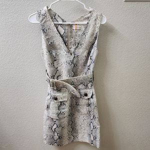 Zimmerman Snake mini dress
